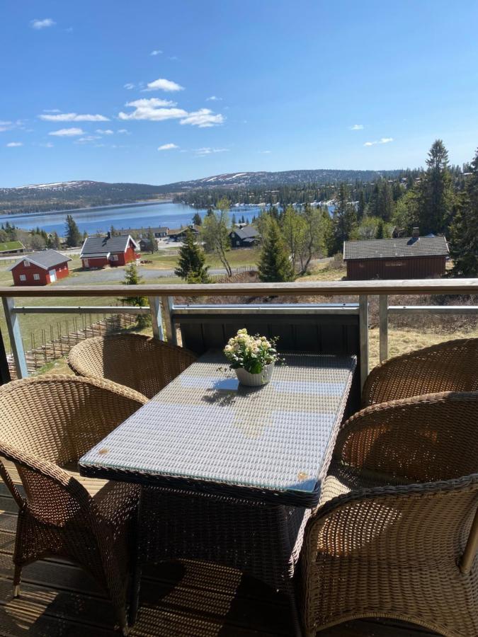 Leilighet Med Panoramautsikt Sjusjoen Innendors Parkering Exterior foto